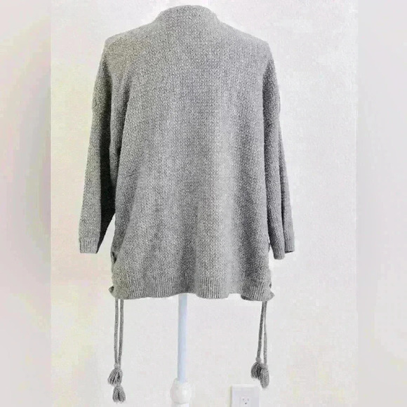 Madewell Side Lace -up Cardigan Size Medium - Picture 3 of 9